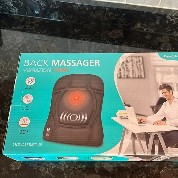 Health Touch Back Massager with Soothing Heat and Vibration new in box - Picture 5 of 7